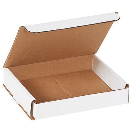 Bsc Preferred 6 x 5 x 1'' White Corrugated Mailers, 50PK BUY00026869
